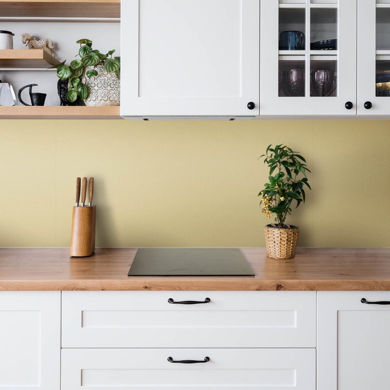 Tailynn 50cm x 100cm PVC Singular Tile, Light Yellow
