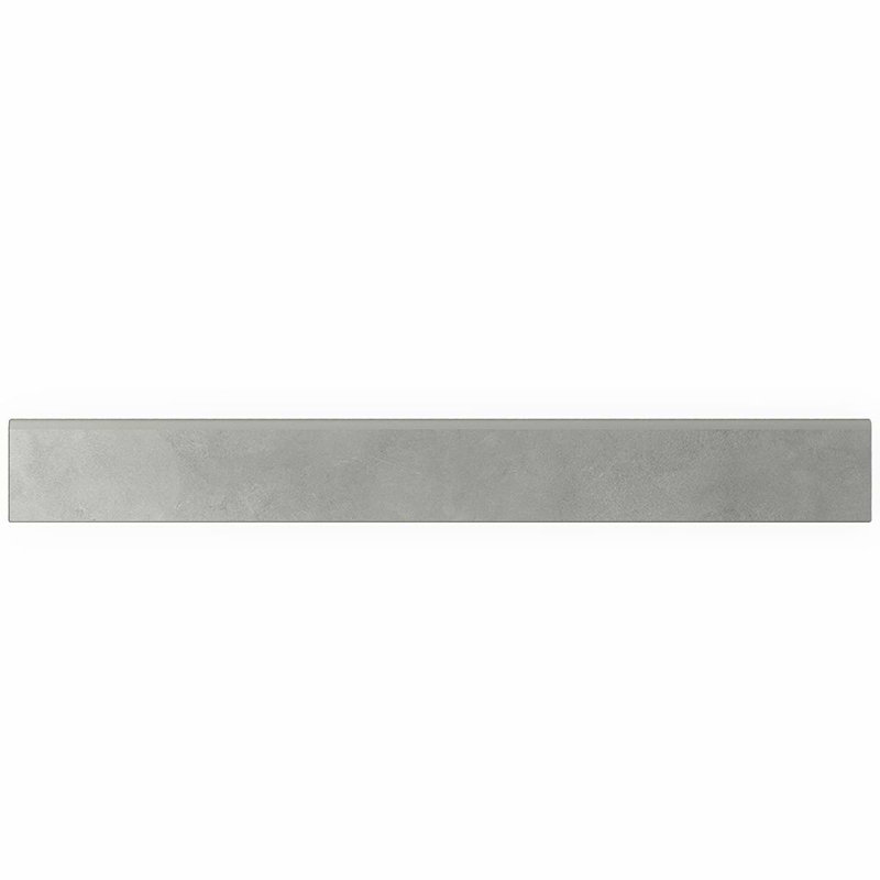 Clay 3X32 Matte Porcelain Bullnose, Awake Gray