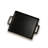 Black Alum. Tray With Handles-107146077