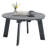 HDPE Round Coffee Table With Slatted Top-1941827053
