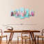 Délectable macarons sur toile, 5 pièces-2010982734