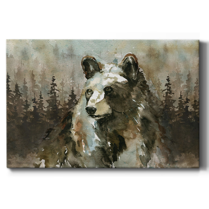 Lodge Twilight II-Gallery Wrapped Canvas, 12" H x 18" W