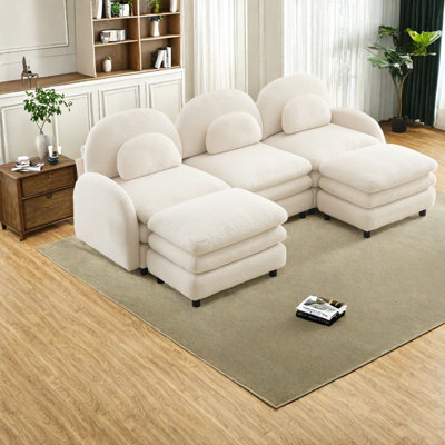 Canapé modulaire 3 places Cloud Comfort Teddy Cloud Comfort
