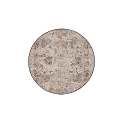 Machine Washable Gray Area Rug