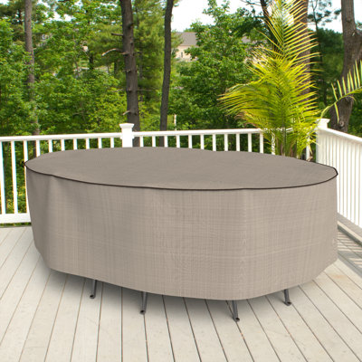 Housse pour ensemble de table et chaises ovales Miguel