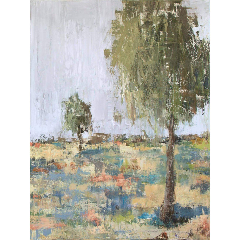 Spring Day II - Artist Enhanced Canvas Print, 40" H x 30" W x 1.5" D, Wrapped Canvas
