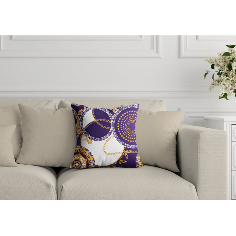 Housse et insert de coussin extérieur Tobin, L 15 po x H 15 po, Mauve