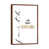 Classic Brown Wood Framed