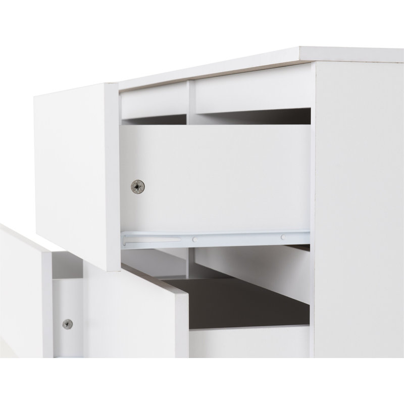 Braunstein 6 Drawer Chest Of Drawers, White