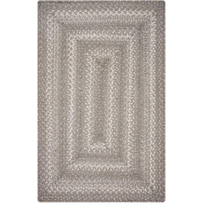 Tapis gris en jute tressé Dailee