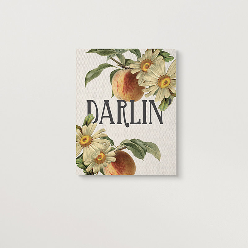 Pêcher de Darlin, H 48 po x l 36 po, Toile tendue