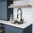 Quartz Top Mount Sinks 15.75'' L Single Bowl Kitchen Sink-100847440