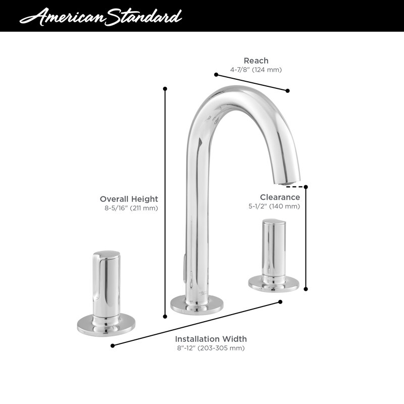 Studio S 2-handle Bathroom Faucet with Drain Assembly, Brushed Nickel, Knob Handle