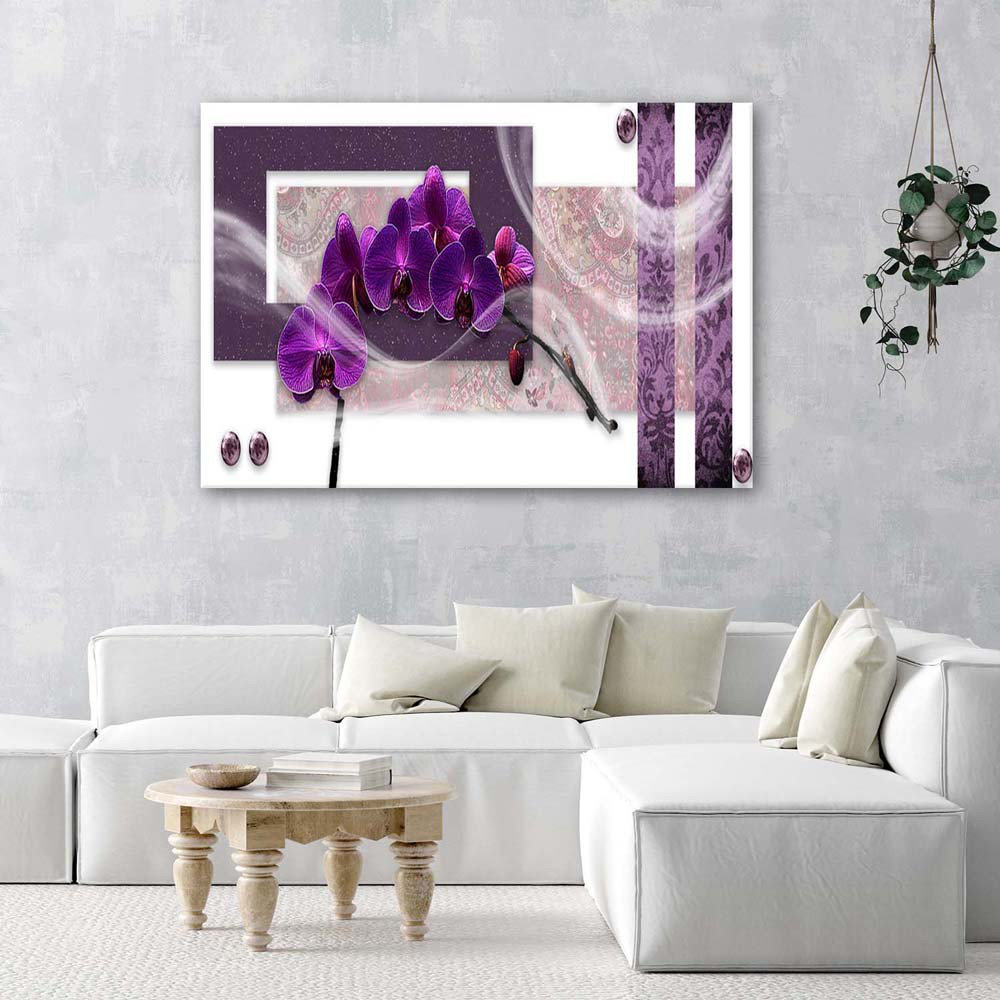 Leinwandbild Purple orchid