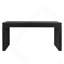 Console 64 "en bois noir moderne - Élégante table d'entrée avec bordure décorative perlée-953090277