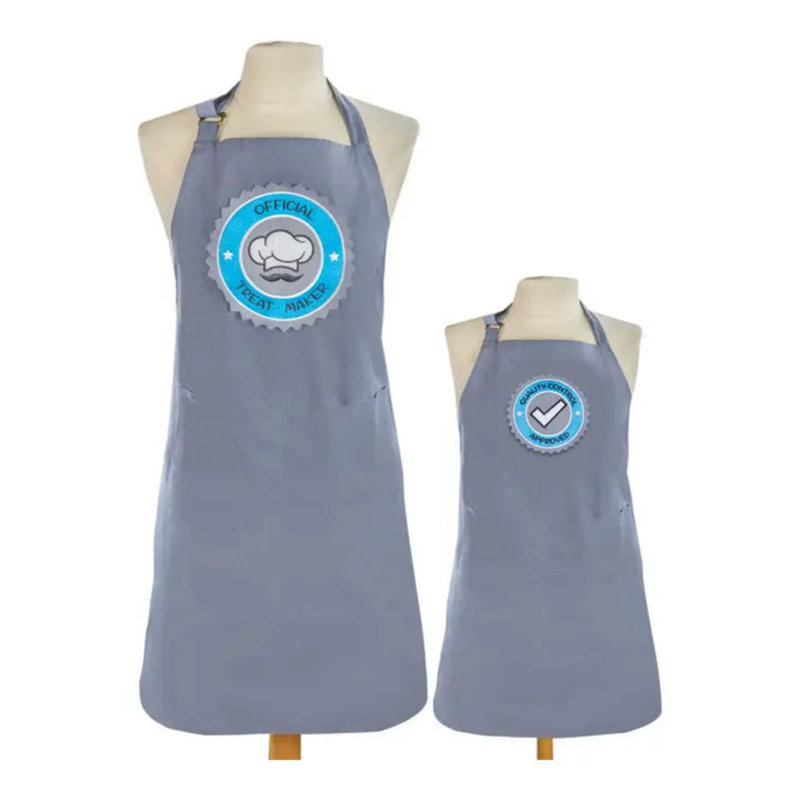  Ensemble de tablier de cuisine en coton 12 "Daddy and Me