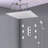 Sofia Large Ceiling Rain Shower Set Premium Rainfall Experience with Elegant Design-297651851