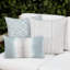 Luxe Stripe Indoor/Outdoor Square Performance Pillow Cover & Insert-98598496