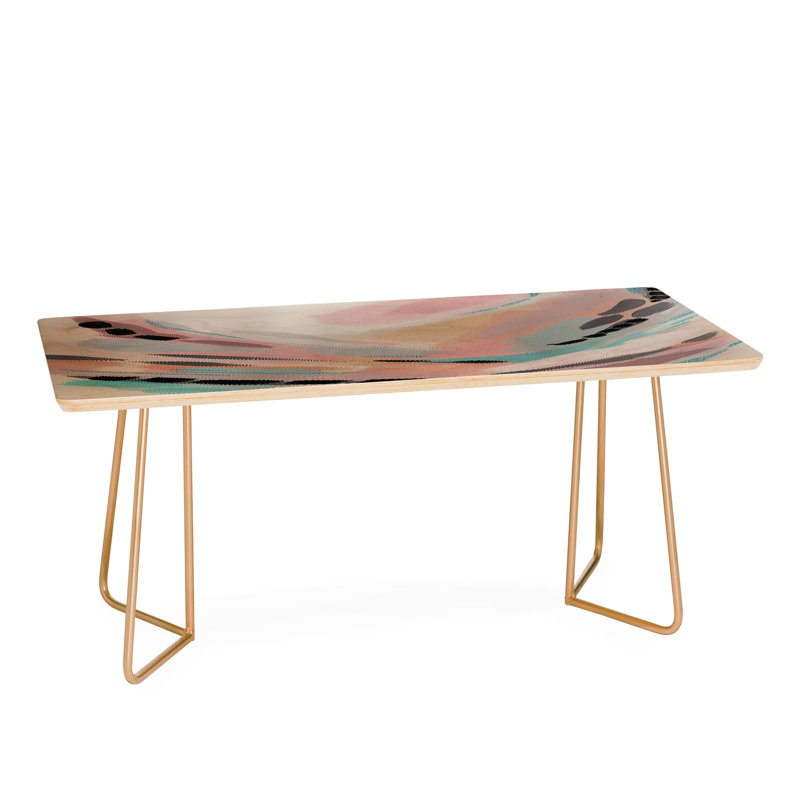 Solid Wood Top Coffee Table
