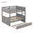 Khaleesa Full Over Full Bunk Bed with Twin Size Trundle for Bedroom-2042856798