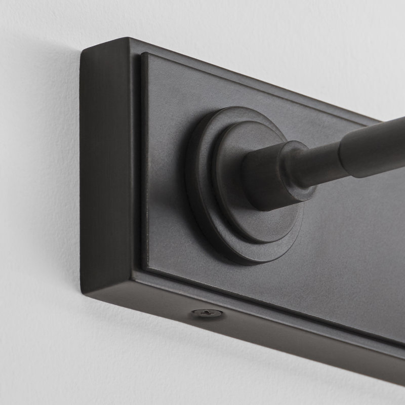 Mendee Dimmable Wall Mounted Picture Light, Black, 2.38" H x 30" W x 10.3" D