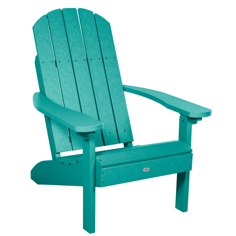 Chaise Adirondack d'extérieur Willmar Classic, Turquoise