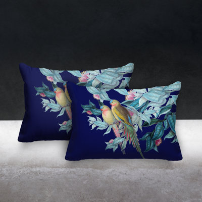 No Decorative Addition Outdoor Reversible Throw Pillow