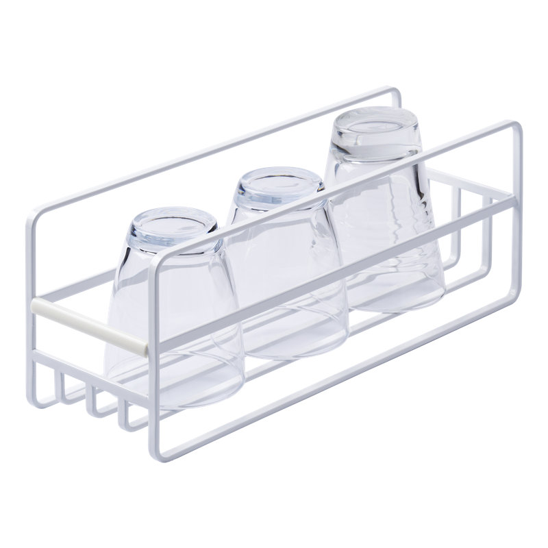 Glass and Mug Helper Shelf, White