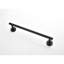 Support à 6 serviettes pour la salle de bain - Fixation murale en acier inoxydable, noir mat, design contemporain, bords lisses, installation rapide dans différents espaces-1685573117