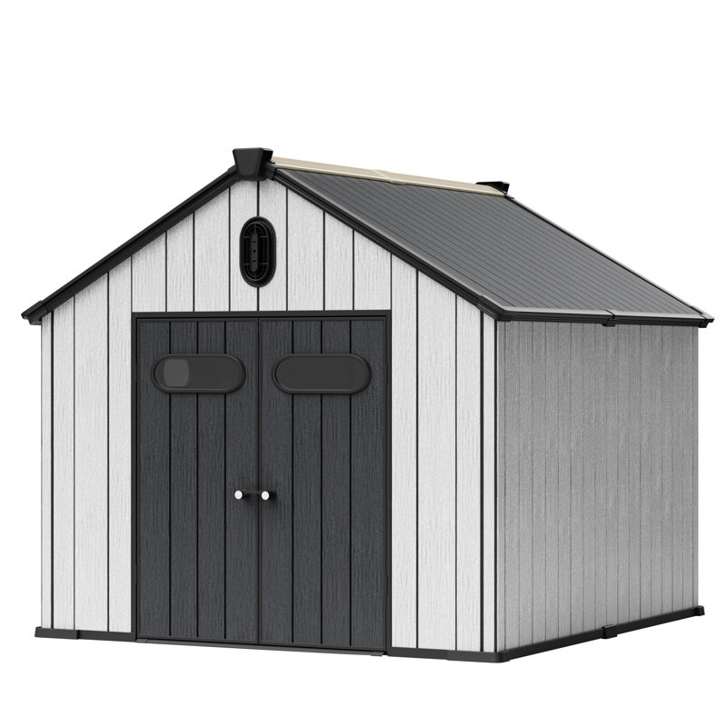 8 ft. W x 10 ft. D Resin Storage Shed