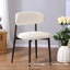 Chaises de salle à manger rembourrées Comfort, sièges de cuisine de ferme modernes à structure métallique