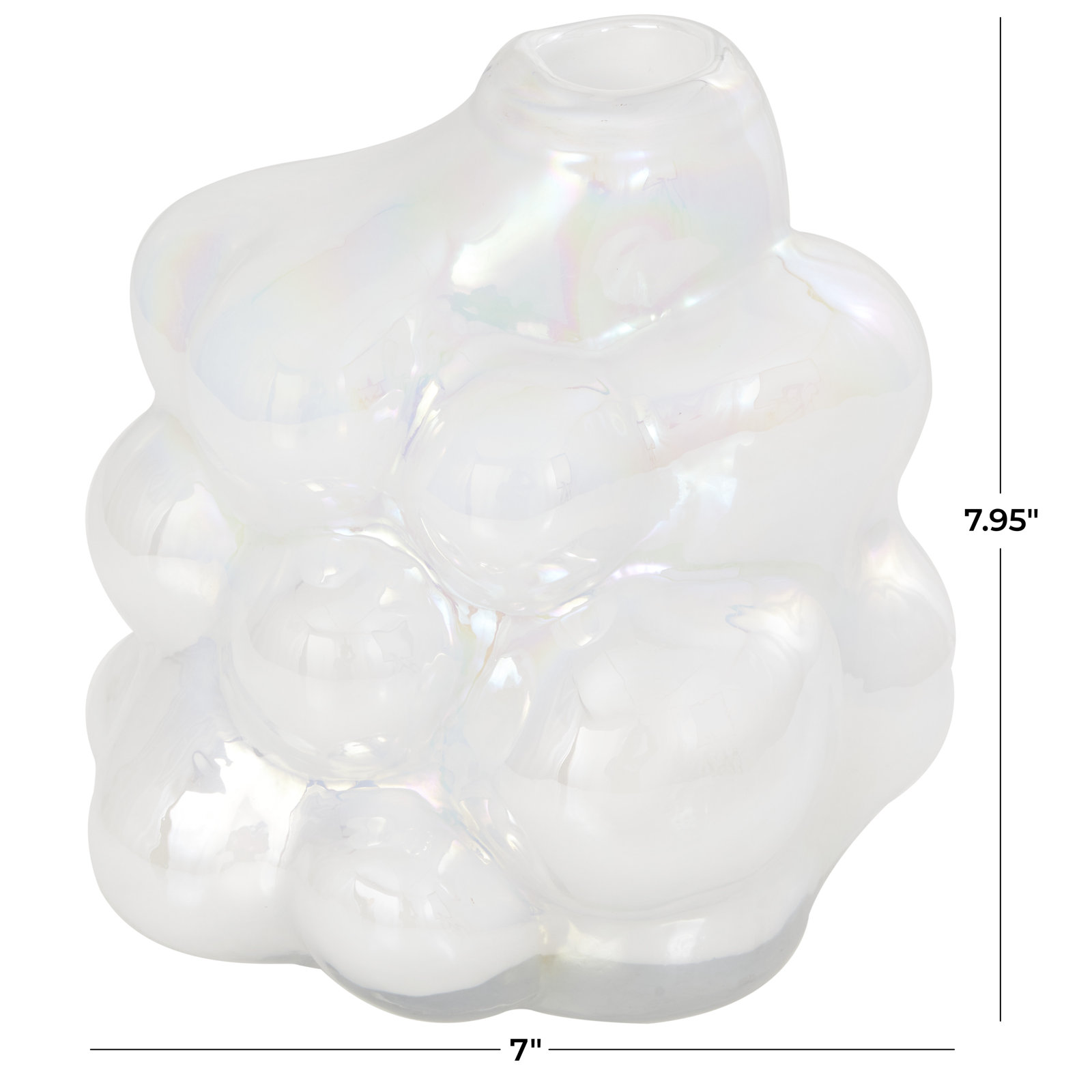 Glenview Handmade Table Vase, Clear