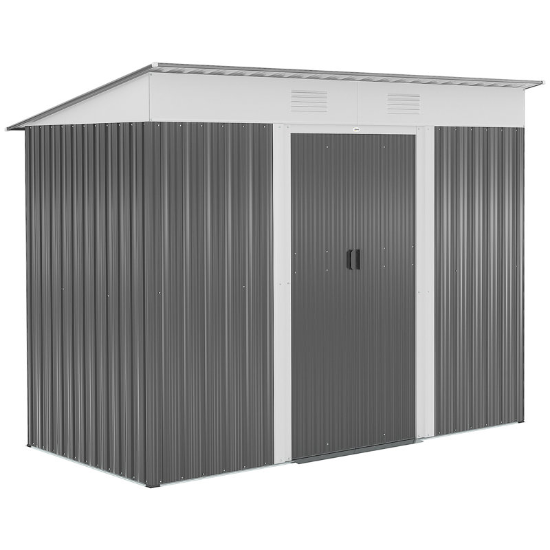 Remise de rangement traditionnelle en métal l 3,6 pi x P 5,8 pi Backyard