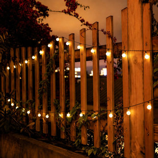 Cottone 256'' Outdoor Solar Powered Lights Decorations 30-Bulb Globe Integrated LED String Lights for Christmas Decor (Set of 2)