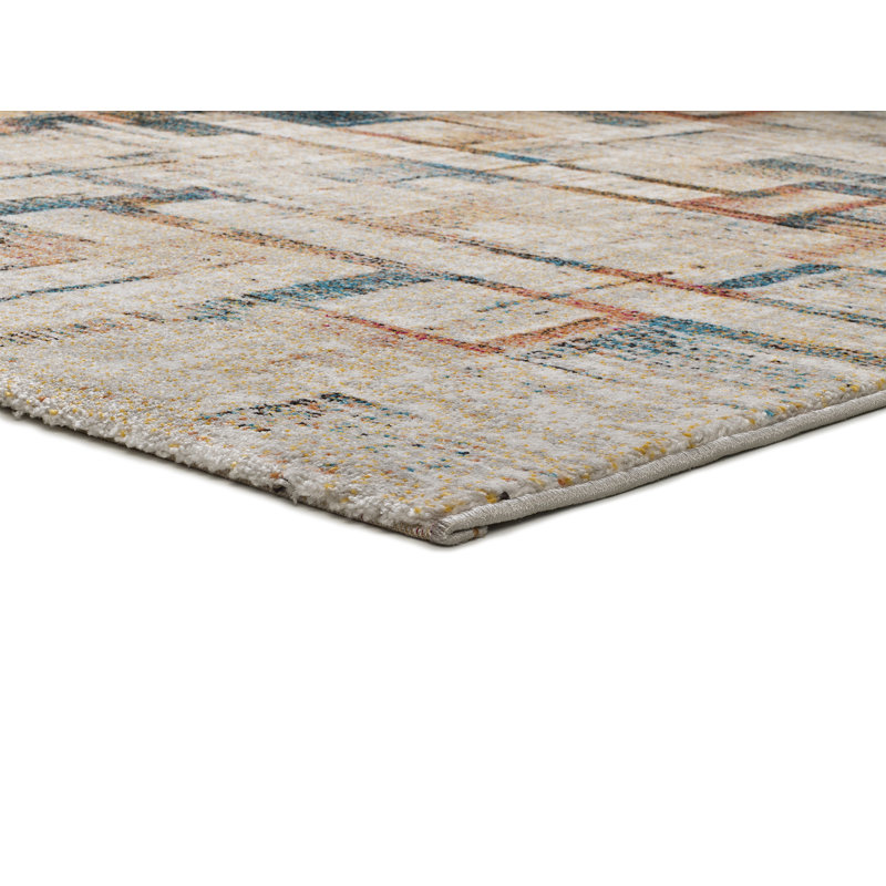 Ahnyah Abstract Machine Woven / Power Loomed Area Rug, Rectangle 133 x 190cm