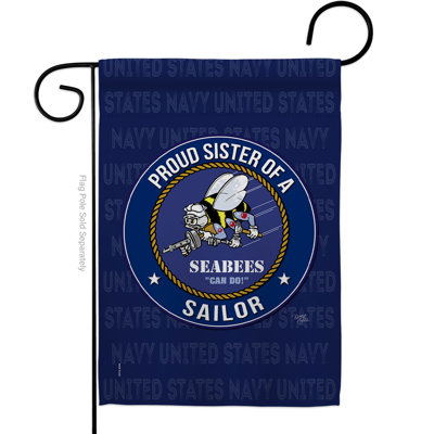 Double Sided 18.5'' H x 13'' W Polyester Garden Flag
