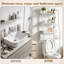 Rangement à 3 niveaux au-dessus de la toilette
