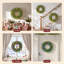 Pre-Lit Artificial Christmas Wreath with Multicolour and Warm White LED Lights-204250461