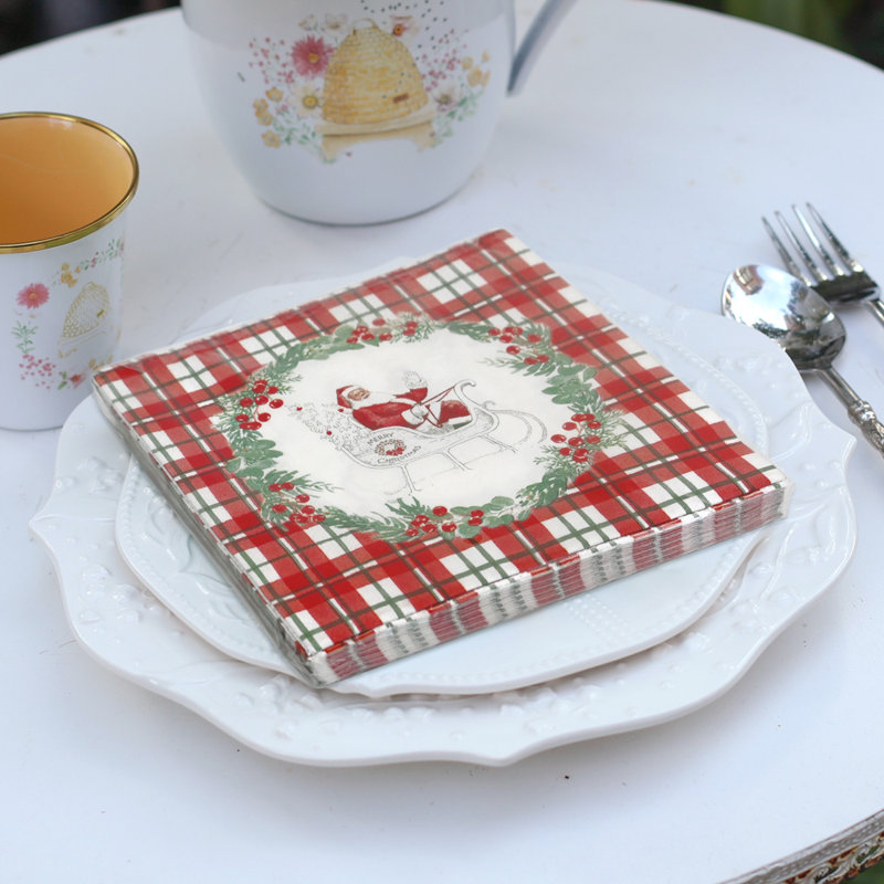 Serviettes de Noël en papier