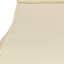 Abat-jour rectangulaire en shantung 12 po noir avec doublure blanche-122874915-122874917