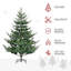 Pied de sapin de Noël artificiel, arbre de Noël à charnière en pin avec 1218 branches réalistes-330984758