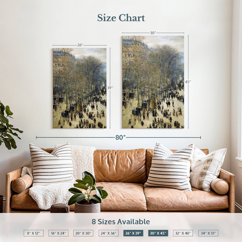 Sireci Boulevard Des Capucines, 39" H x 26" W