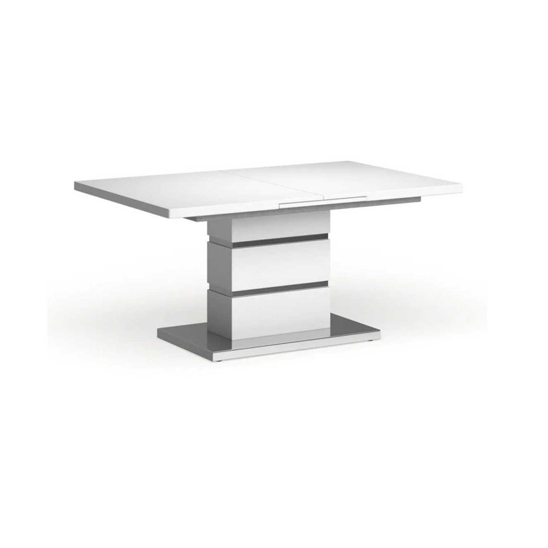 Sanny Extendable Dining Table, White