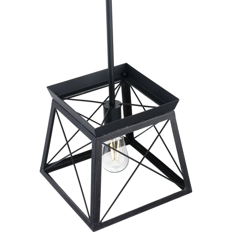 Soleil 1 - Light Single Pendant, Matte Black