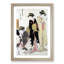 Three Geishas of Tachibana by Torii Kiyonaga - Framed Print-55642323-55642325