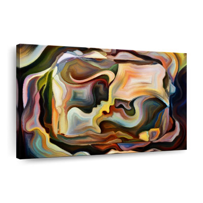 Passionate Moment Abstract Canvas Print