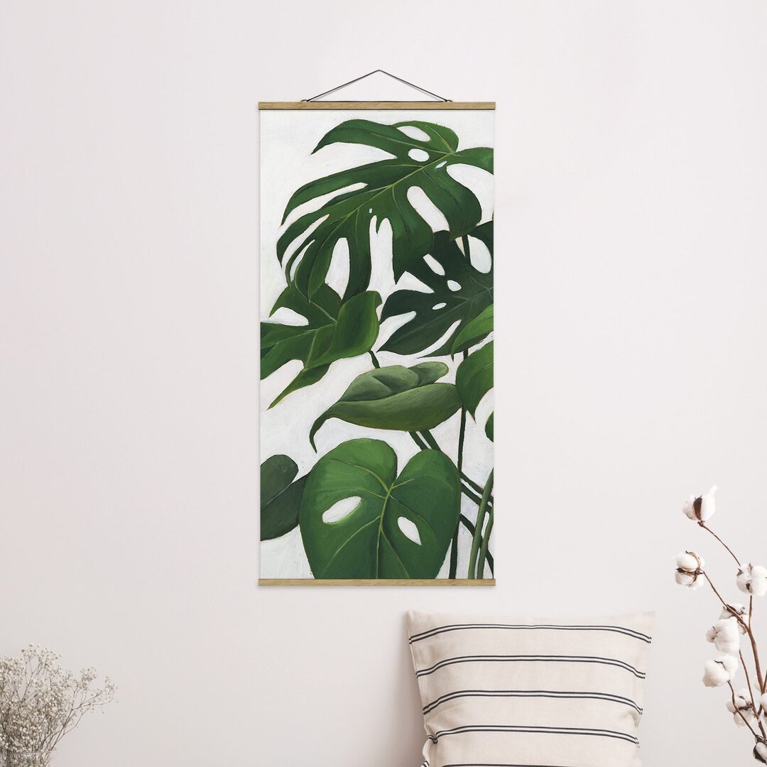 Stoffbild Lieblingspflanzen Monstera