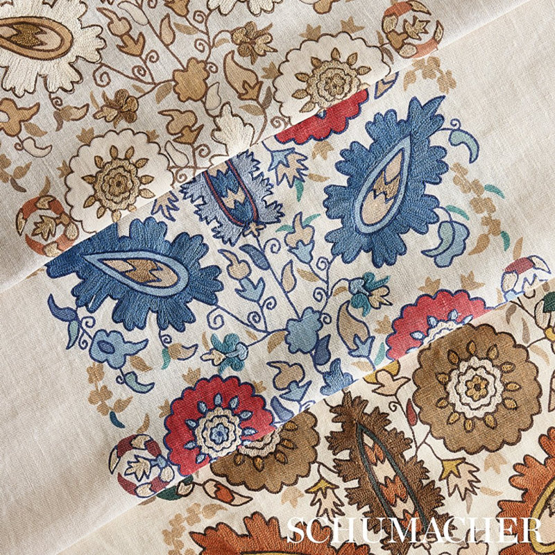 Anatolia Embroidery Fabric, Natural