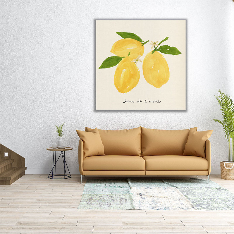 Citrus Trattare I - reproduction d'art sur toile, H 40 po x l 40 po