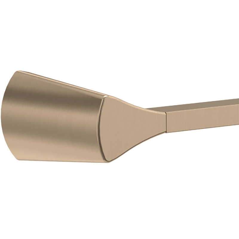 Barre à serviettes murale Zura, Bronze champagne